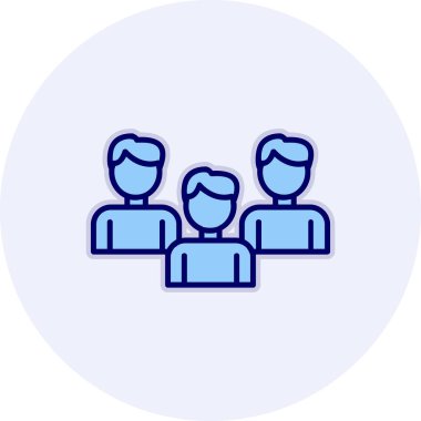 vector illustration of Group people icon 