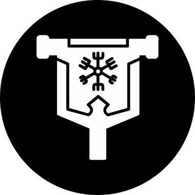 bayrak web simgesi, vektör illüstrasyonu 