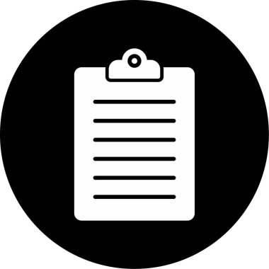 Onay listesi düz simgesi 