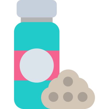 Toz. Web simgesi basit illüstrasyon