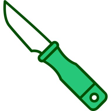 bıçak simgesi vektör illüstrasyonu