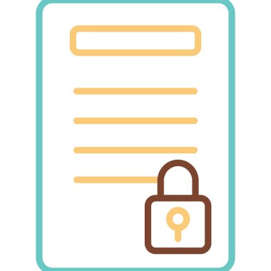 belge dosya simgesi düz biçimli 