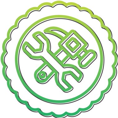 Evet. Web simgesi basit illüstrasyon                     