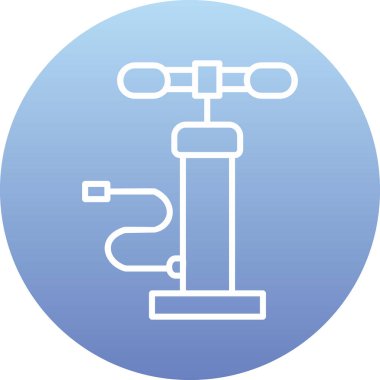 Air Pump modern simgesinin vektör illüstrasyonu                  