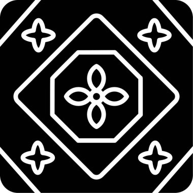 Döşeme. Web simgesi basit illüstrasyon