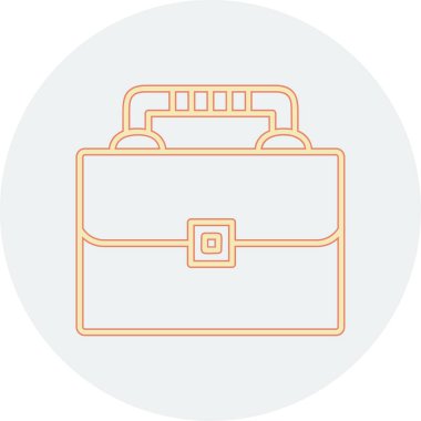 Evrak Çantası'nı web simge vektör çizim