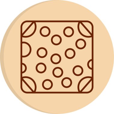 Döşeme. Web simgesi basit illüstrasyon