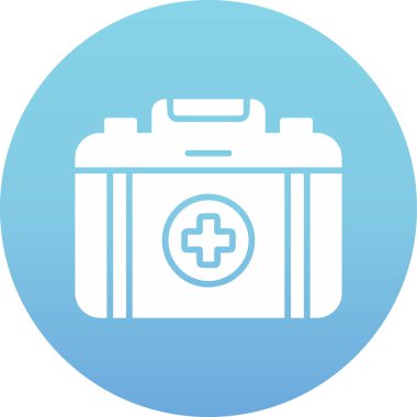 İlk yardım çantası vektör çizim 