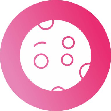 Merkür web simgesi vektör illüstrasyonu