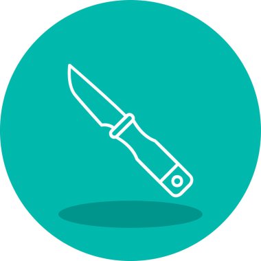 bıçak simgesi vektör illüstrasyonu