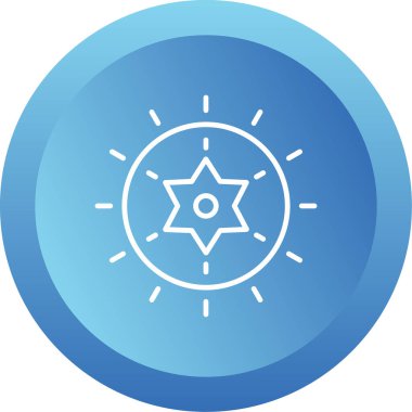 yıldız web simgesi basit illüstrasyon 