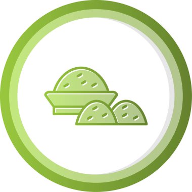 Tuz. Web simgesi basit illüstrasyon