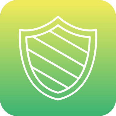 kalkan simgesi web basit illüstrasyon