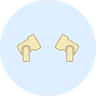 Spotlights modern simgesinin vektör illüstrasyonu                   