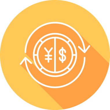 Değişim Hızı simgesi, basit vektör illüstrasyonu