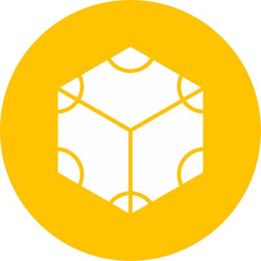 trapezyum prizma simgesi, vektör illüstrasyonu