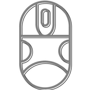 Fare. Web simgesi basit illüstrasyon 