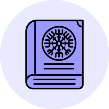 kitap simgesi, vektör illüstrasyonu basit tasarım