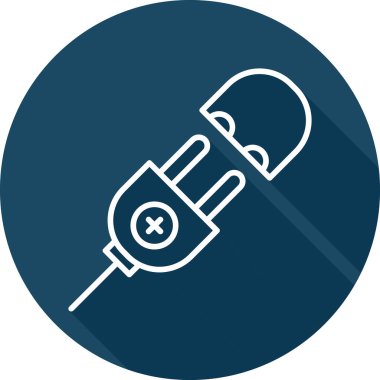 Fiş. Web simgesi basit illüstrasyon                       