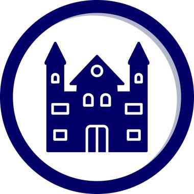 Castle vektör resimleme tasarımı