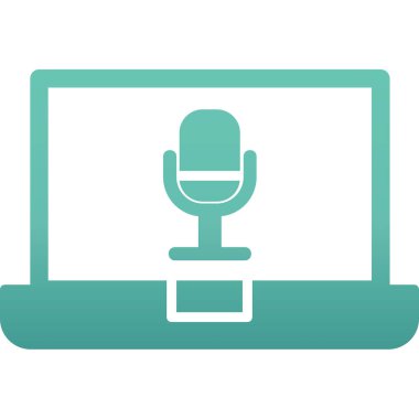 Dizüstü web simge vektör çizim 