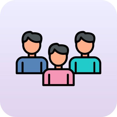 vector illustration of Group people icon 