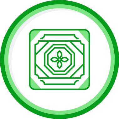 Döşeme. Web simgesi basit illüstrasyon