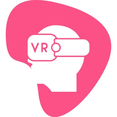 virtual reality glasses vector icon design
