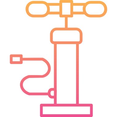 Air Pump modern simgesinin vektör illüstrasyonu                  