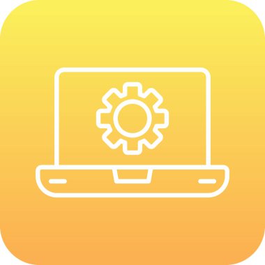 Yazılım web simgesi vektör illüstrasyonu