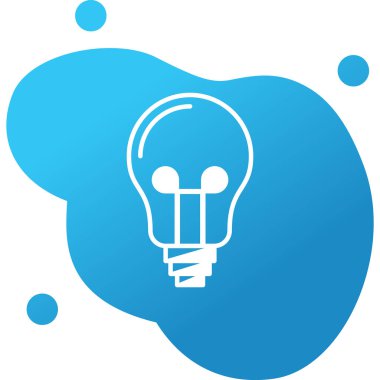 Ampul. Web simgesi basit illüstrasyon 