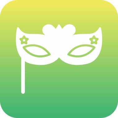 karnaval maskesi vektör illüstrasyonu