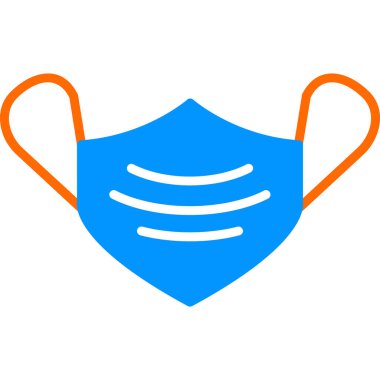 Bir maskenin vektör illüstrasyonu 