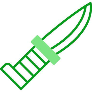 bıçak simgesi vektör illüstrasyonu