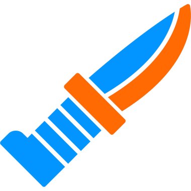 bıçak simgesi vektör illüstrasyonu