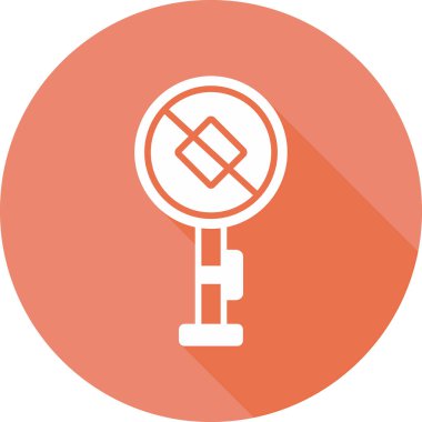 Öncelikli web simgesi vektör illüstrasyonunun sonu