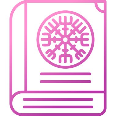 kitap simgesi, vektör illüstrasyonu basit tasarım