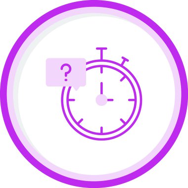 Kronometre simgesi çizimi