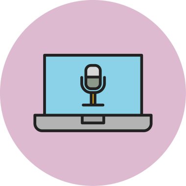 Dizüstü web simge vektör çizim 