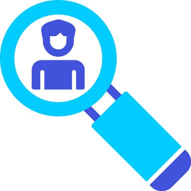 Asker Adayı Web simgesi vektör illüstrasyonu