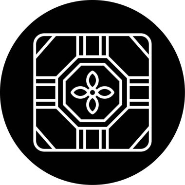 Döşeme. Web simgesi basit illüstrasyon