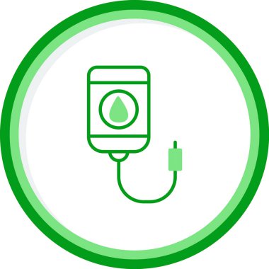 Modern Diyaliz simgesinin vektör çizimi          