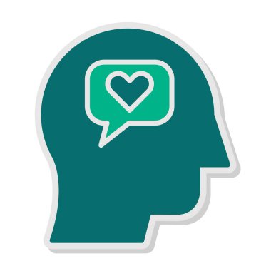 Empati web simgesi vektör çizimi