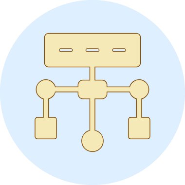 vector illustration of modern Algorithm icon            