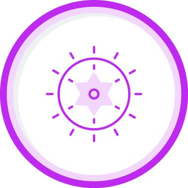 yıldız web simgesi basit illüstrasyon 