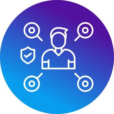 ağ bağlantısı simgesi ana hat biçiminde 