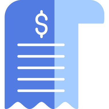 Bill simgesi, vektör illüstrasyonu basit tasarım