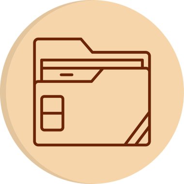 dizin simgesi, vektör illüstrasyonu basit tasarım