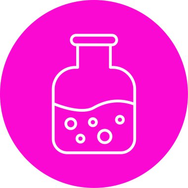 Zehir. Web simgesi basit illüstrasyon        