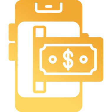 Çevrimiçi Bankacılık simgesinin vektör illüstrasyonu 